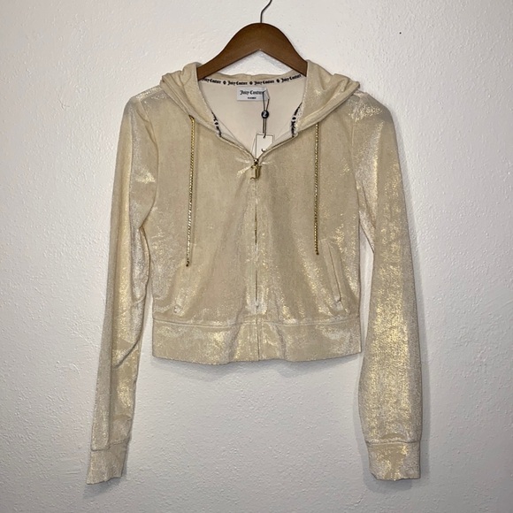 Juicy Couture Studded-Back Velour Bling Jacket - Picture 5 of 9